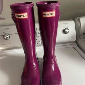 Girls size 3 hunter boots